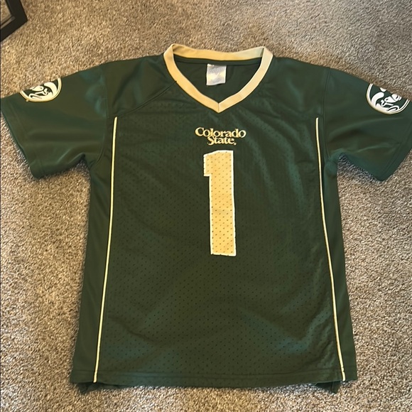 Colorado State Rams Kids Jersey in green and gold - Picture 1 of 4